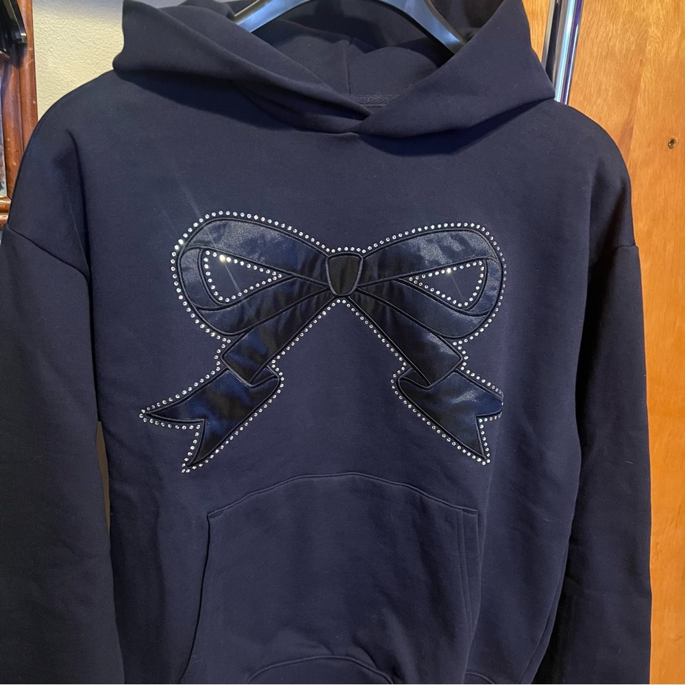 ❌SOLD❌ Gap x Sandy Liang Adult Heavyweight Bow Oversized Hoodie 🎀 NWT Size: XS
